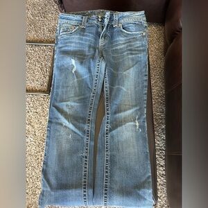 Miss Me Light Blue Straight Jeans JPW5069-3